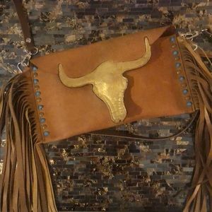 Handmade leather purse